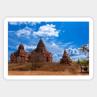 Bagan Pagodas2, Burma. Sticker